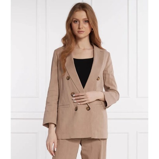 Marella SPORT Lniany żakiet ALBA | Regular Fit ze sklepu Gomez Fashion Store w kategorii Marynarki damskie - zdjęcie 184351444