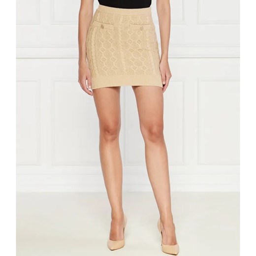 GUESS Spódnica ISABELLE | z dodatkiem wełny ze sklepu Gomez Fashion Store w kategorii Spódnice - zdjęcie 184351482