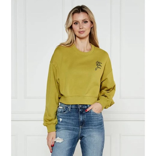Calvin Klein Jeans Bluza | Cropped Fit ze sklepu Gomez Fashion Store w kategorii Bluzy damskie - zdjęcie 184351520
