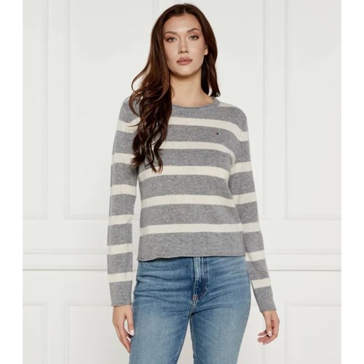 Tommy Hilfiger Wełniany sweter | Regular Fit ze sklepu Gomez Fashion Store w kategorii Swetry damskie - zdjęcie 184351523