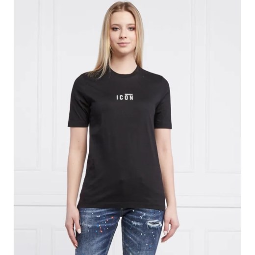 Dsquared2 T-shirt Renny | Regular Fit ze sklepu Gomez Fashion Store w kategorii Bluzki damskie - zdjęcie 184351613