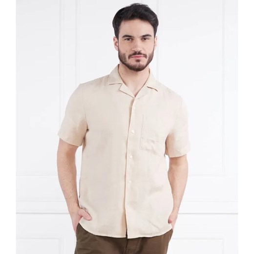 HUGO Lniana koszula Ellino 10248298 01 | Straight fit XL okazja Gomez Fashion Store