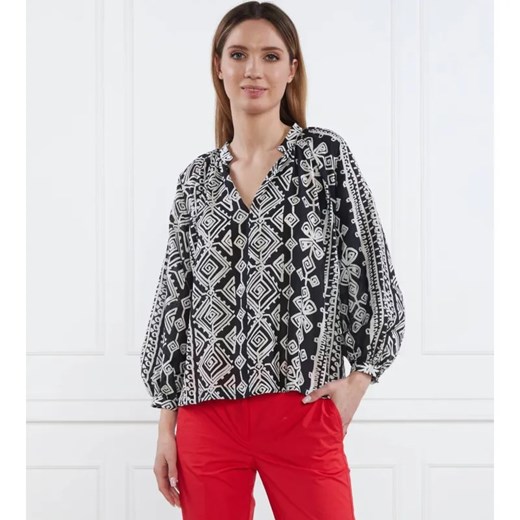 Marella Bluzka ISTRICE | Regular Fit | z dodatkiem jedwabiu ze sklepu Gomez Fashion Store w kategorii Bluzki damskie - zdjęcie 184351683