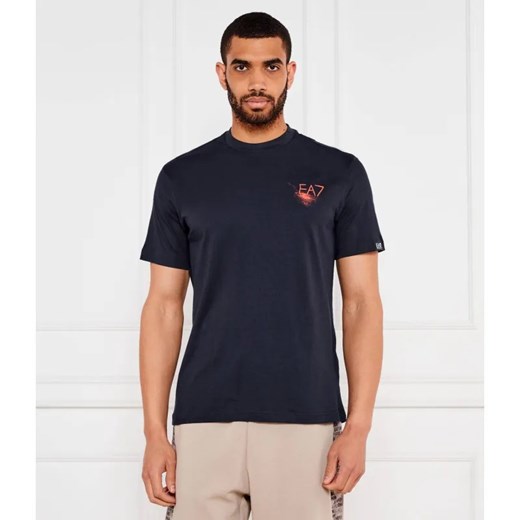 EA7 T-shirt | Regular Fit ze sklepu Gomez Fashion Store w kategorii T-shirty męskie - zdjęcie 184351703