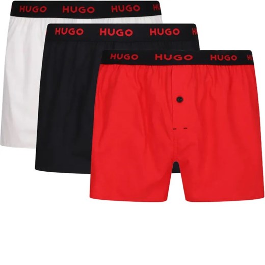 Hugo Bodywear Bokserki 3-pack WOVEN BOXER TRIPLET ze sklepu Gomez Fashion Store w kategorii Majtki męskie - zdjęcie 184351721