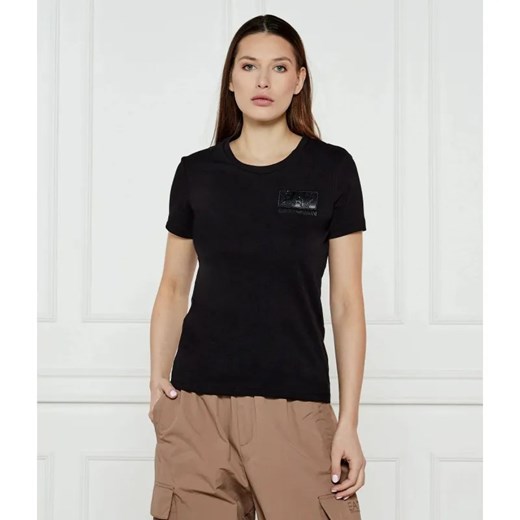 EA7 T-shirt | Regular Fit ze sklepu Gomez Fashion Store w kategorii Bluzki damskie - zdjęcie 184351752