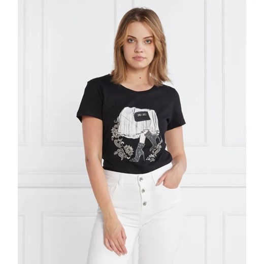 Liu Jo T-shirt | Regular Fit ze sklepu Gomez Fashion Store w kategorii Bluzki damskie - zdjęcie 184351770