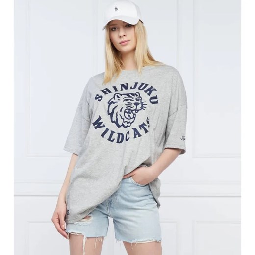 Superdry T-shirt VINTAGE COLLEGIATE | Oversize fit Superdry XXS Gomez Fashion Store wyprzedaż