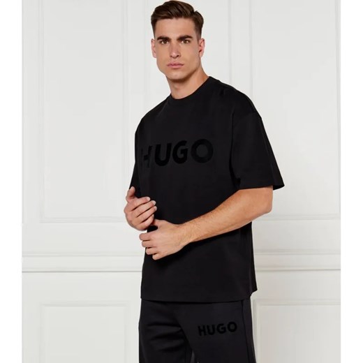HUGO T-shirt Dinkee | Oversize fit ze sklepu Gomez Fashion Store w kategorii T-shirty męskie - zdjęcie 184351784