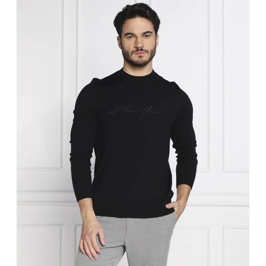 Emporio Armani Wełniany sweter ze sklepu Gomez Fashion Store w kategorii Swetry męskie - zdjęcie 184351812