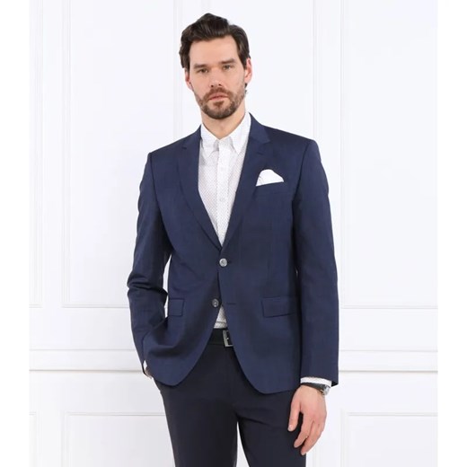 BOSS BLACK Wełniana marynarka H-Huge-MM-224 | Slim Fit ze sklepu Gomez Fashion Store w kategorii Marynarki męskie - zdjęcie 184351814