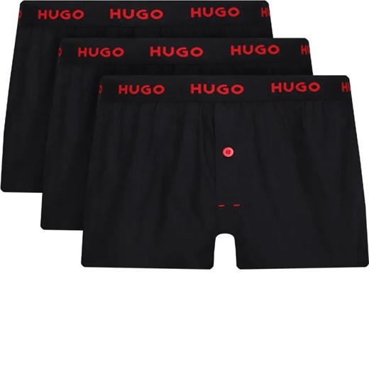 Hugo Bodywear Bokserki 3-pack WOVEN BOXER TRIPLET ze sklepu Gomez Fashion Store w kategorii Majtki męskie - zdjęcie 184351843
