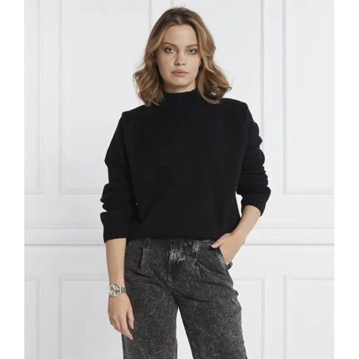 BOSS BLACK Wełniany sweter Foltin | Regular Fit ze sklepu Gomez Fashion Store w kategorii Swetry damskie - zdjęcie 184351912