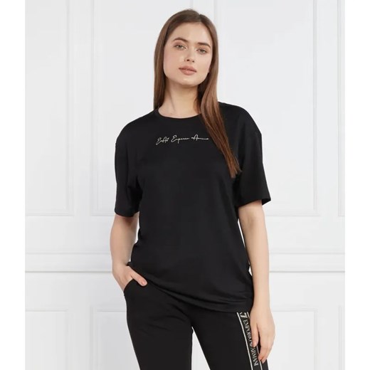 EA7 T-shirt | Regular Fit ze sklepu Gomez Fashion Store w kategorii Bluzki damskie - zdjęcie 184351922