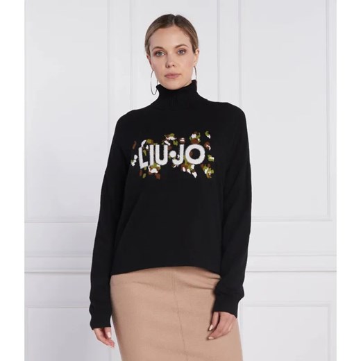 Liu Jo Golf | Regular Fit | z dodatkiem wełny i kaszmiru ze sklepu Gomez Fashion Store w kategorii Swetry damskie - zdjęcie 184351974