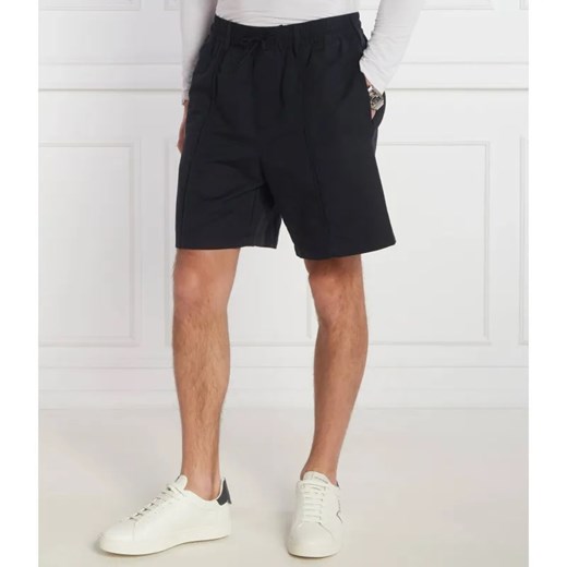 Emporio Armani Lniane szorty | Regular Fit ze sklepu Gomez Fashion Store w kategorii Spodenki męskie - zdjęcie 184351980