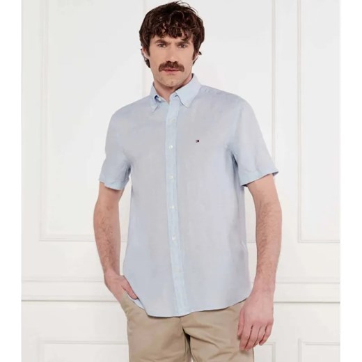 Tommy Hilfiger Lniana koszula | Regular Fit ze sklepu Gomez Fashion Store w kategorii Koszule męskie - zdjęcie 184352002