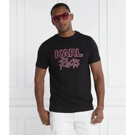 Karl Lagerfeld T-shirt CREWNECK | Regular Fit ze sklepu Gomez Fashion Store w kategorii T-shirty męskie - zdjęcie 184352062