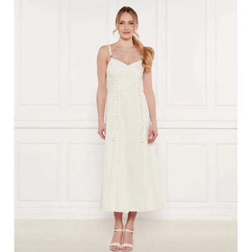 TWINSET Sukienka | z dodatkiem lnu ze sklepu Gomez Fashion Store w kategorii Sukienki - zdjęcie 184352113