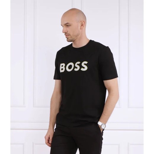 BOSS GREEN T-shirt Tee 1 | Regular Fit | Slim Fit ze sklepu Gomez Fashion Store w kategorii T-shirty męskie - zdjęcie 184352124