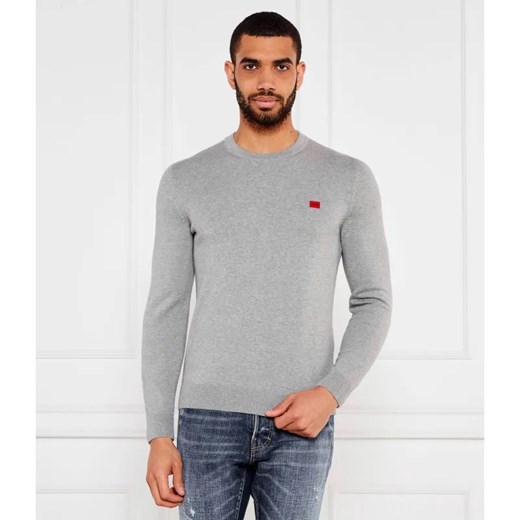 HUGO Sweter San Cassius | Regular Fit ze sklepu Gomez Fashion Store w kategorii Swetry męskie - zdjęcie 184352161