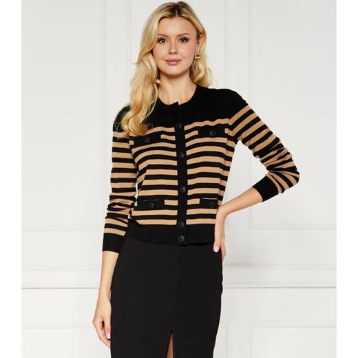 Elisabetta Franchi Wełniany kardigan | Regular Fit ze sklepu Gomez Fashion Store w kategorii Swetry damskie - zdjęcie 184352184