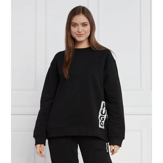 HUGO Bluza Deroxane | Regular Fit ze sklepu Gomez Fashion Store w kategorii Bluzy damskie - zdjęcie 184352200