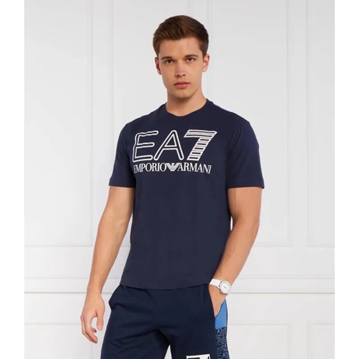 EA7 T-shirt | Regular Fit L okazja Gomez Fashion Store