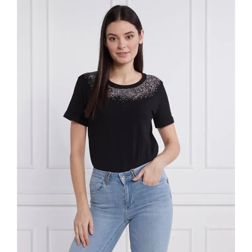 Liu Jo Sport T-shirt | Regular Fit ze sklepu Gomez Fashion Store w kategorii Bluzki damskie - zdjęcie 184352234
