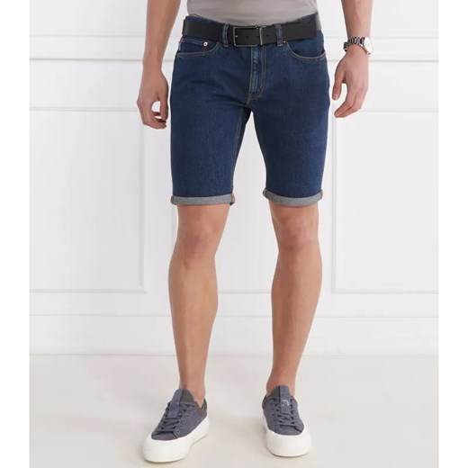 Hugo Blue Jeansowe szorty ASH/S | Slim Fit ze sklepu Gomez Fashion Store w kategorii Spodenki męskie - zdjęcie 184352261