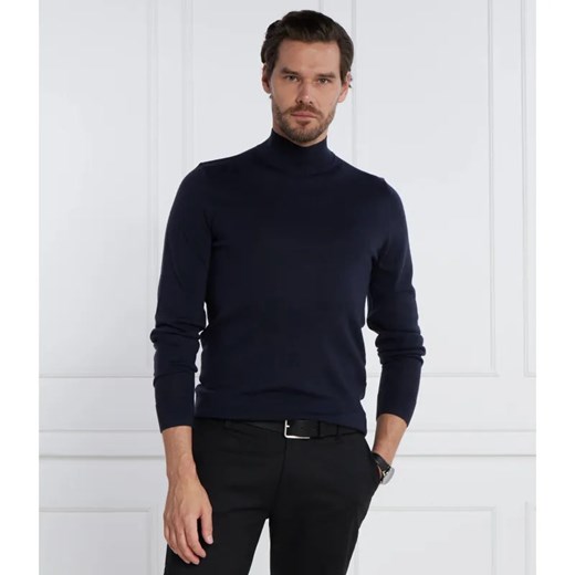 Calvin Klein Wełniany golf | Slim Fit ze sklepu Gomez Fashion Store w kategorii Swetry męskie - zdjęcie 184352350