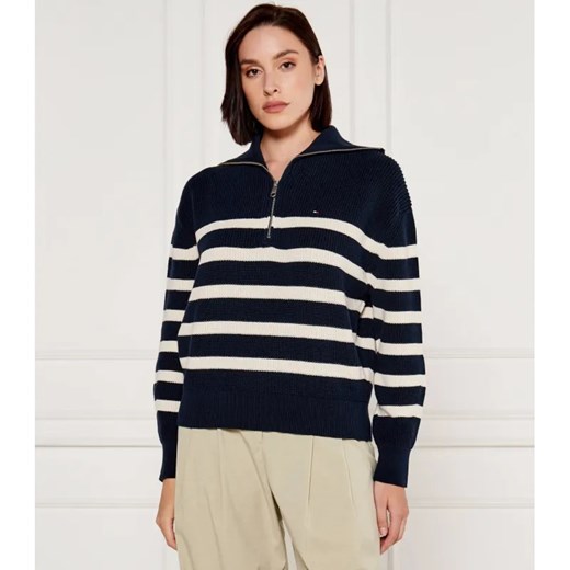 Tommy Hilfiger Sweter CARDI | Relaxed fit ze sklepu Gomez Fashion Store w kategorii Swetry damskie - zdjęcie 184352363