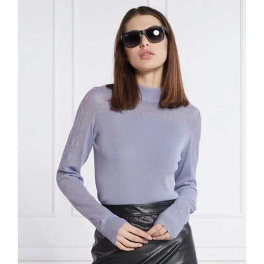 Karl Lagerfeld Sweter LIGHT WEIGHT LOGO | Regular Fit ze sklepu Gomez Fashion Store w kategorii Swetry damskie - zdjęcie 184352404
