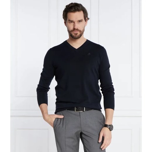 Karl Lagerfeld Wełniany sweter | Regular Fit ze sklepu Gomez Fashion Store w kategorii Swetry męskie - zdjęcie 184352542