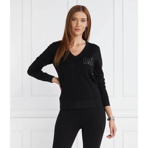 Liu Jo Sport Sweter | Regular Fit ze sklepu Gomez Fashion Store w kategorii Swetry damskie - zdjęcie 184352553