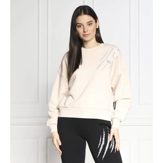 Plein Sport Bluza | Regular Fit ze sklepu Gomez Fashion Store w kategorii Bluzy damskie - zdjęcie 184352581