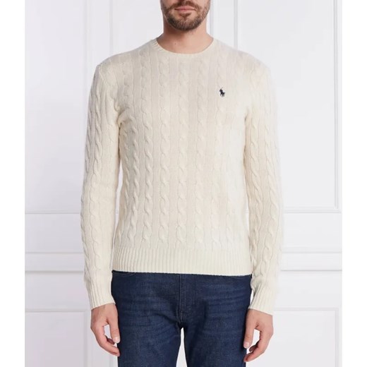 POLO RALPH LAUREN Wełniany sweter | Slim Fit | z dodatkiem kaszmiru ze sklepu Gomez Fashion Store w kategorii Swetry męskie - zdjęcie 184352604