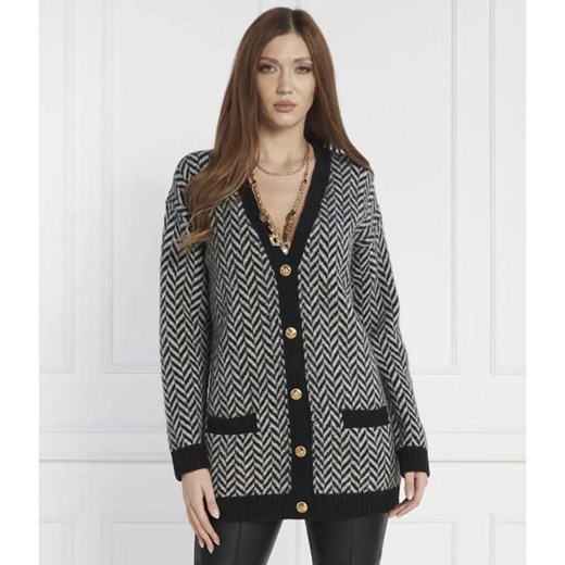 Elisabetta Franchi Kardigan | Regular Fit | z dodatkiem wełny ze sklepu Gomez Fashion Store w kategorii Swetry damskie - zdjęcie 184352630