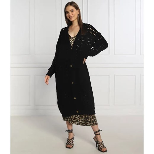 Pinko Wełniany kardigan MIMOSA | Relaxed fit ze sklepu Gomez Fashion Store w kategorii Swetry damskie - zdjęcie 184352634