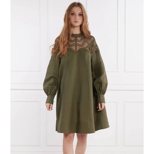 RIANI Lniana sukienka ze sklepu Gomez Fashion Store w kategorii Sukienki - zdjęcie 184352662