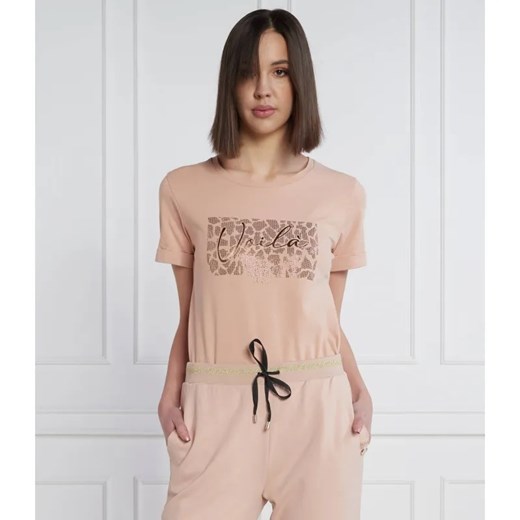 Liu Jo Sport T-shirt | Regular Fit ze sklepu Gomez Fashion Store w kategorii Bluzki damskie - zdjęcie 184352670