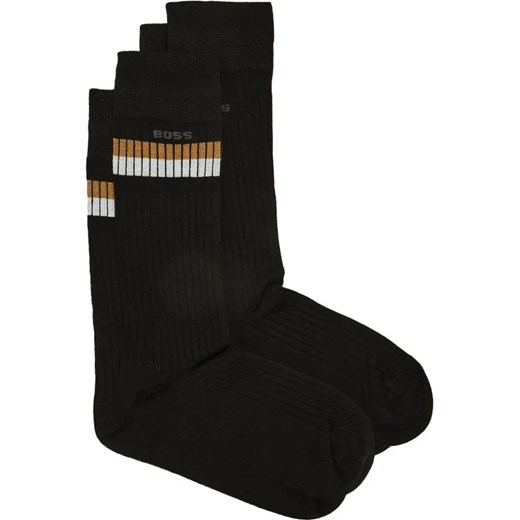 BOSS BLACK Skarpety 2-pack 2P RS Rib Ecovero ze sklepu Gomez Fashion Store w kategorii Skarpetki męskie - zdjęcie 184352714