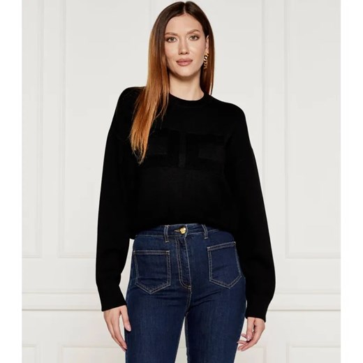 Elisabetta Franchi Sweter | Cropped Fit ze sklepu Gomez Fashion Store w kategorii Swetry damskie - zdjęcie 184352763