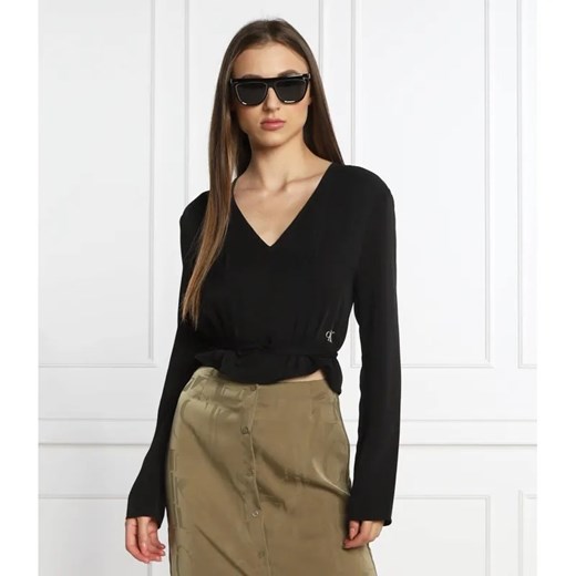 Calvin Klein Jeans Bluzka | Regular Fit ze sklepu Gomez Fashion Store w kategorii Bluzki damskie - zdjęcie 184352814