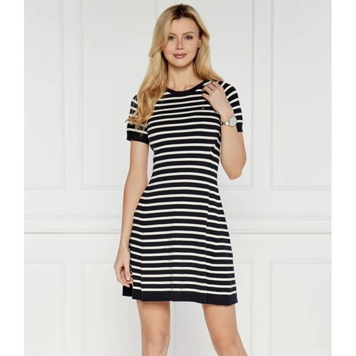 Tommy Hilfiger Sukienka CO JERSEY STITCH F&F DRESS ze sklepu Gomez Fashion Store w kategorii Sukienki - zdjęcie 184352861