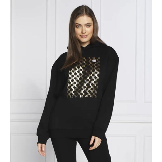 Karl Lagerfeld Bluza Monogram Ikonik | Regular Fit ze sklepu Gomez Fashion Store w kategorii Bluzy damskie - zdjęcie 184352864