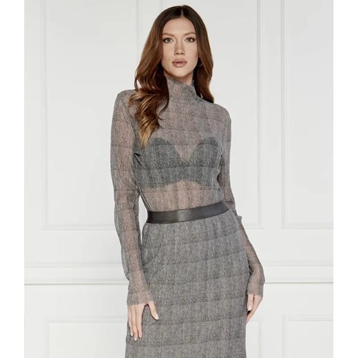 BOSS BLACK Bluzka Emata_Mesh_AOP | Regular Fit ze sklepu Gomez Fashion Store w kategorii Bluzki damskie - zdjęcie 184352872