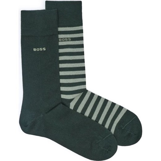 BOSS BLACK Skarpety 2-pack 2P RS Stripe CC ze sklepu Gomez Fashion Store w kategorii Skarpetki męskie - zdjęcie 184352873