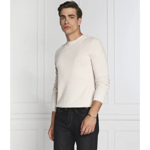 Emporio Armani Sweter | Slim Fit | z dodatkiem wełny ze sklepu Gomez Fashion Store w kategorii Swetry męskie - zdjęcie 184352923