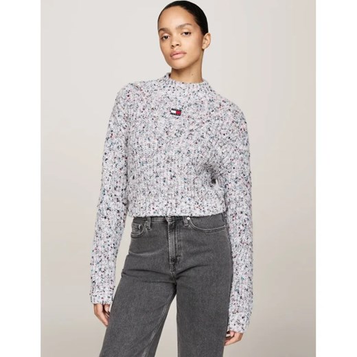 Tommy Jeans Sweter | Cropped Fit | z dodatkiem wełny ze sklepu Gomez Fashion Store w kategorii Swetry damskie - zdjęcie 184353002